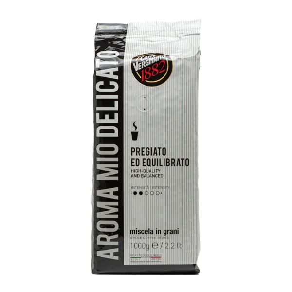 Caffe Vergnano 1882 aroma mio delicato - coffee beans - 1 kilo