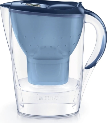 Brita - Marella Water Filter Jug Blue + 1 Maxtra Filter Cartridge 2.4L