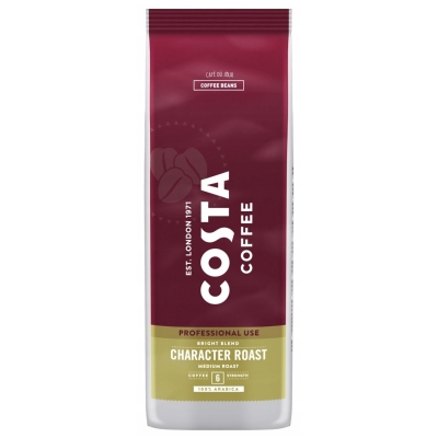 Costa Coffee Character Bright Blend Medium Roast - Coffee Beans - 1 Kilogram
