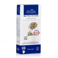 Tea filters XS Finum - 1 to 2 cups - 100 pieces