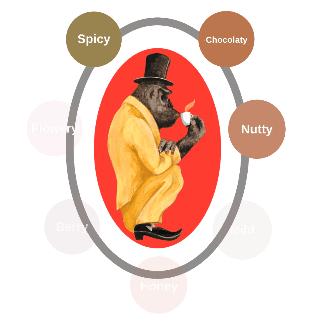 Flavours of Gorilla Bar Crema Silber - coffee beans - 1 kilo